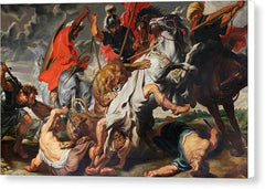 The Lion Hunt - Canvas Print