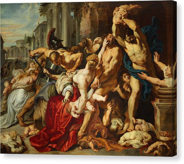 The Massacre of the Innocents - Canvas Print