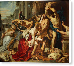 The Massacre of the Innocents - Canvas Print