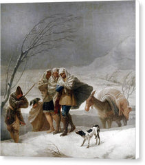 The Snowstorm - Canvas Print