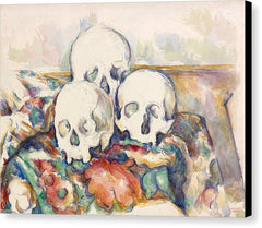 The Three Skulls - Canvas Print