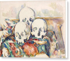 The Three Skulls - Canvas Print