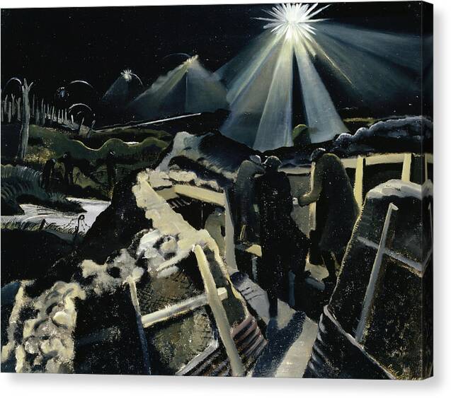 The Ypres Salient at Night - Canvas Print