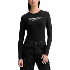 Image 4 : T-shirt blanc Tommy Hilfiger Jeans femme style casual chic américain — delvale