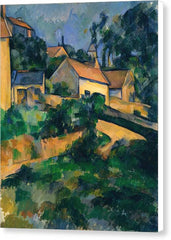 Turning Road at Montgeroult - Canvas Print