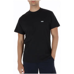 Image 1 : T-shirt homme Vans noir col rond manches courtes vue de face — delvale