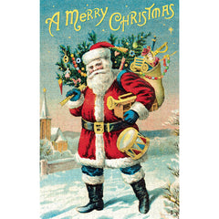 Vintage Style Puzzle-Santa