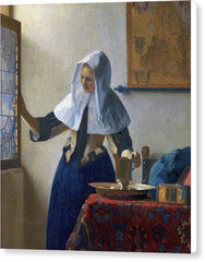 Woman with a Water Jug - Canvas Print