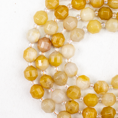 Yellow Aventuirne Faceted Prism Cut Beads For Jewelry Making