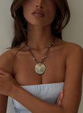 Light Of Day Pendant Necklace Green