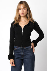 Gia Feather Knit top