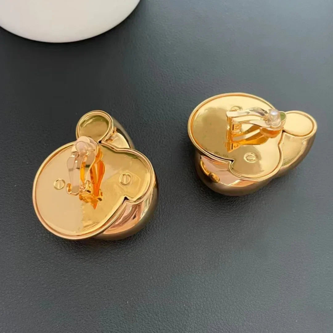 Vintage Knot Clip On Earrings