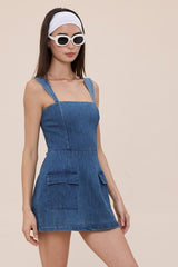 Gwen Denim Dress w shorts