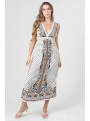 The Cassidy Lace Open Back Maxi