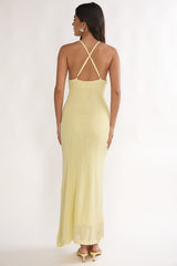 Introductions Knit Sequin Maxi Dress Butter