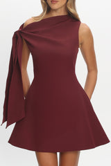 It’s A Match Mini Dress Burgundy