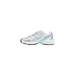 Image 3 : Sneakers New Balance 740 femme blanc argenté vert menthe, style rétro running — Delvale