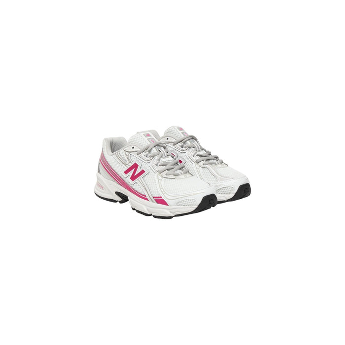 Image 2 : New Balance 740 baskets femme détail tige mesh blanc et empiècements fuchsia — Delvale