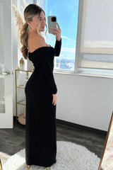 Beatrice Off the Shoulder maxi