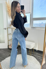 Lisa Distressed denim