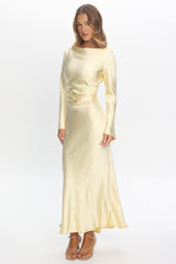 Loveland Cowl Back Midi Dress Butter