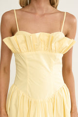 Pailin Frill Bust Maxi Dress Butter