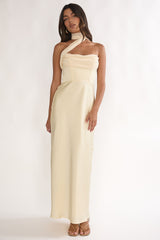 Merisalyn Strapless Scarf Maxi Dress Butter