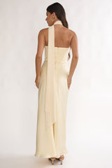 Merisalyn Strapless Scarf Maxi Dress Butter