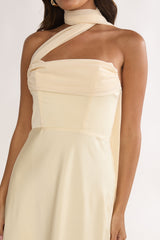 Merisalyn Strapless Scarf Maxi Dress Butter