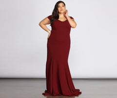 Plus Briar Formal Off The Shoulder Dress
