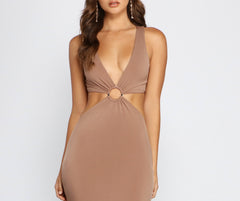 Put A Ring On It Cutout Mini Dress