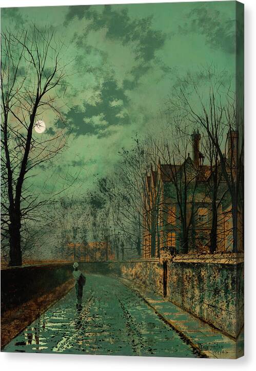 A Lane near Chester - Canvas Print