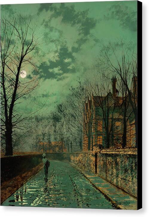 A Lane near Chester - Canvas Print