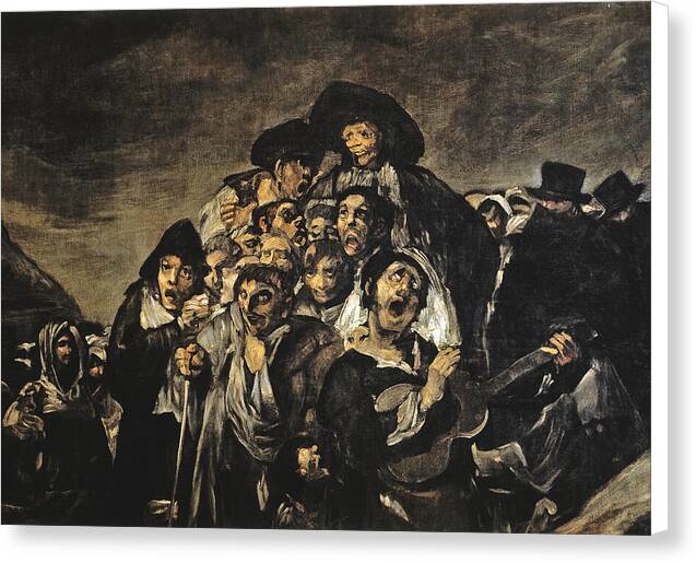 A Pilgrimage to San Isidro - Canvas Print
