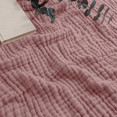 Adult Muslin Cotton Throw - Mauve - Premium blanket from Comfy Cubs - Just $34.95! Shop now at Pat's Monograms