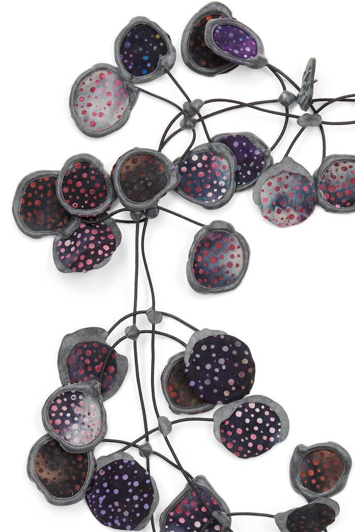Annemieke Broenink Batiq Necklace Eggplant