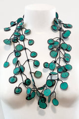 Annemieke Broenink Dubbel Dot Necklace Olive