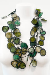Annemieke Broenink Ink Fabric Necklace Olive
