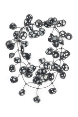 Annemieke Broenink Polka Dot Necklace B/W Black