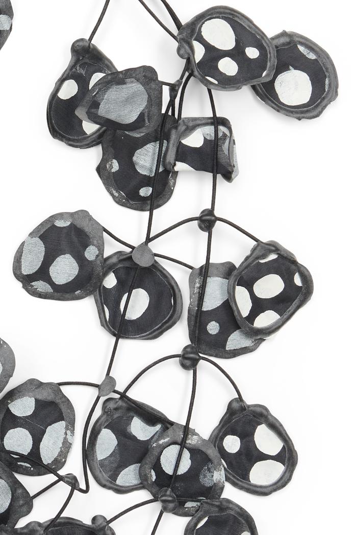 Annemieke Broenink Polka Dot Necklace B/W Black