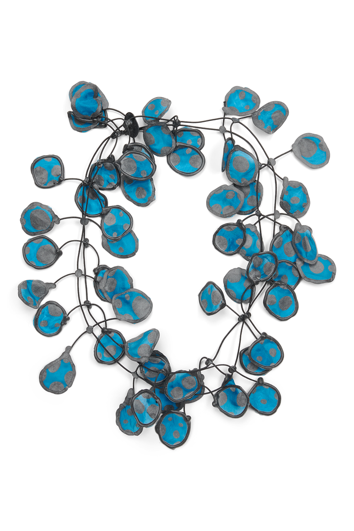 Annemieke Broenink Polka Dot Necklace Teal