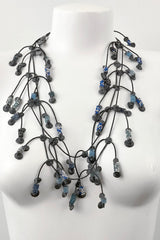 Annemieke Broenink Sparkle Necklace Indigo/Silver