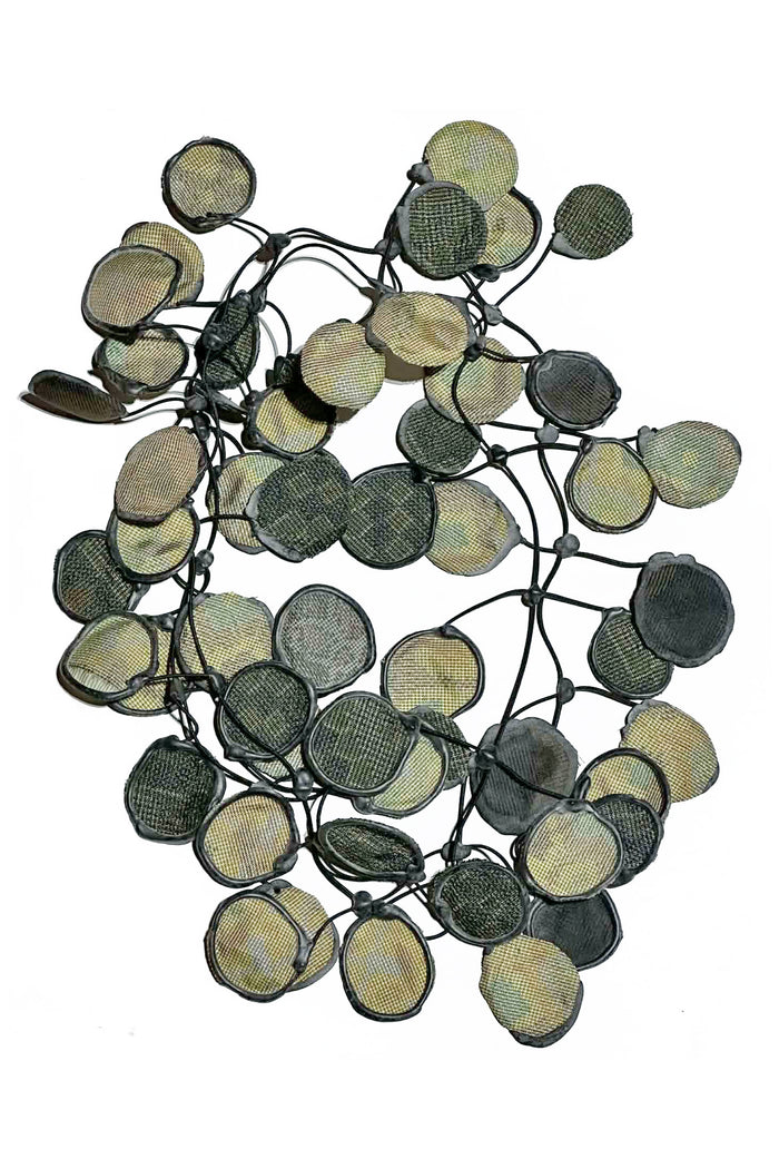 Annemieke Broenink Vintage Kimono Necklace Olive