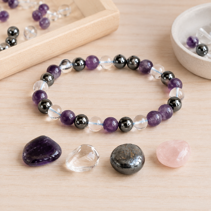 AQUARIUS Zodiac Crystal Kit, Aquarius Birthstones Tumbled Stones Set, Aquarius Gifts