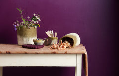Aveva Felt Flower Pot/Basket 18 Small Olive