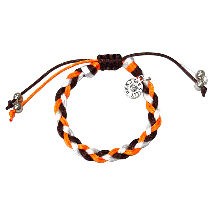 BGSU Thick Braid Bracelet