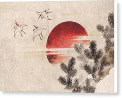 Birds and Sunset - Canvas Print