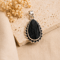 Black tourmaline Pendants – Natural Crystal Pendants Healing Gemstone Pendants
