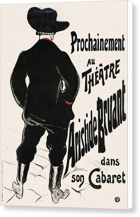 Bruant au Mirliton - Canvas Print