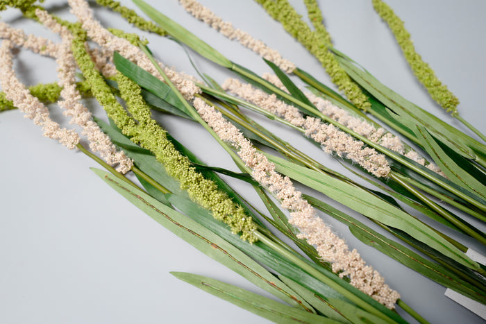 Bulk AM Basics Artificial Millet Heather Bush Plant 38 Inch Wholesale